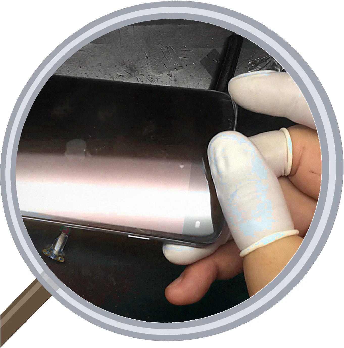 iPhone 6 screen-crack 修理事例