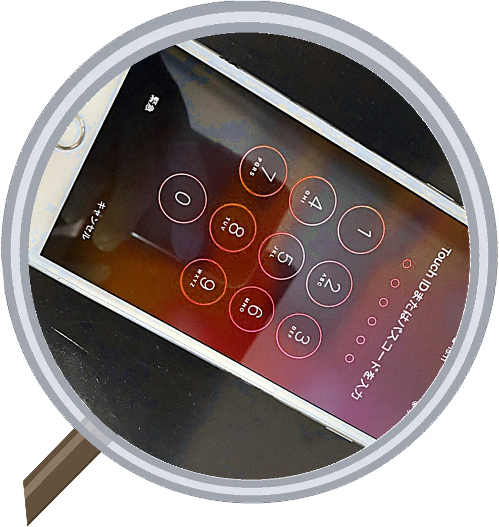 iPhone 6 screen-crack 修理事例