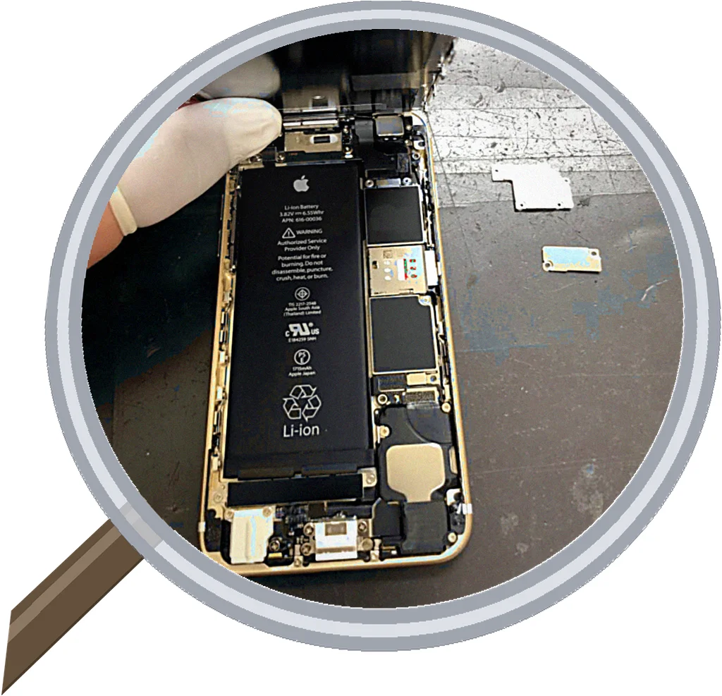 iPhoneのフレーム凹み・傷は当日対応 【<a href=