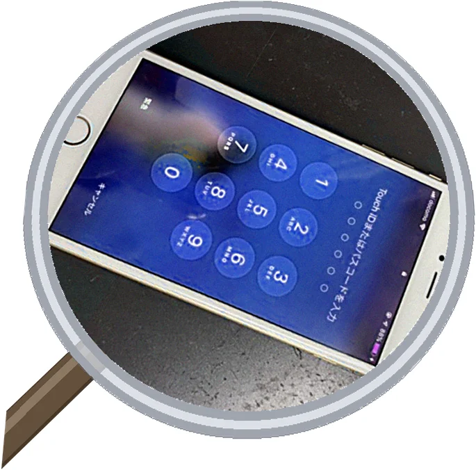 iPhone 6 screen-crack 修理事例