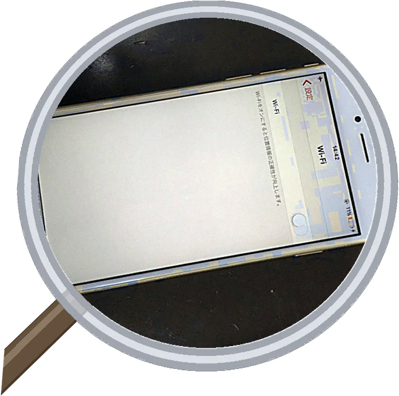 iPhone 6 screen-crack 修理事例