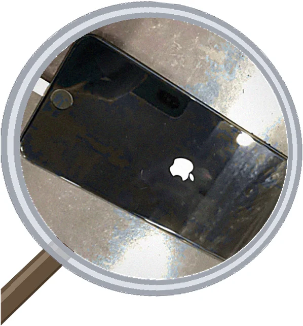 iPhone 7 Plusのバッテリー持ちが激減！交換でストレス解消！ — 修理の様子