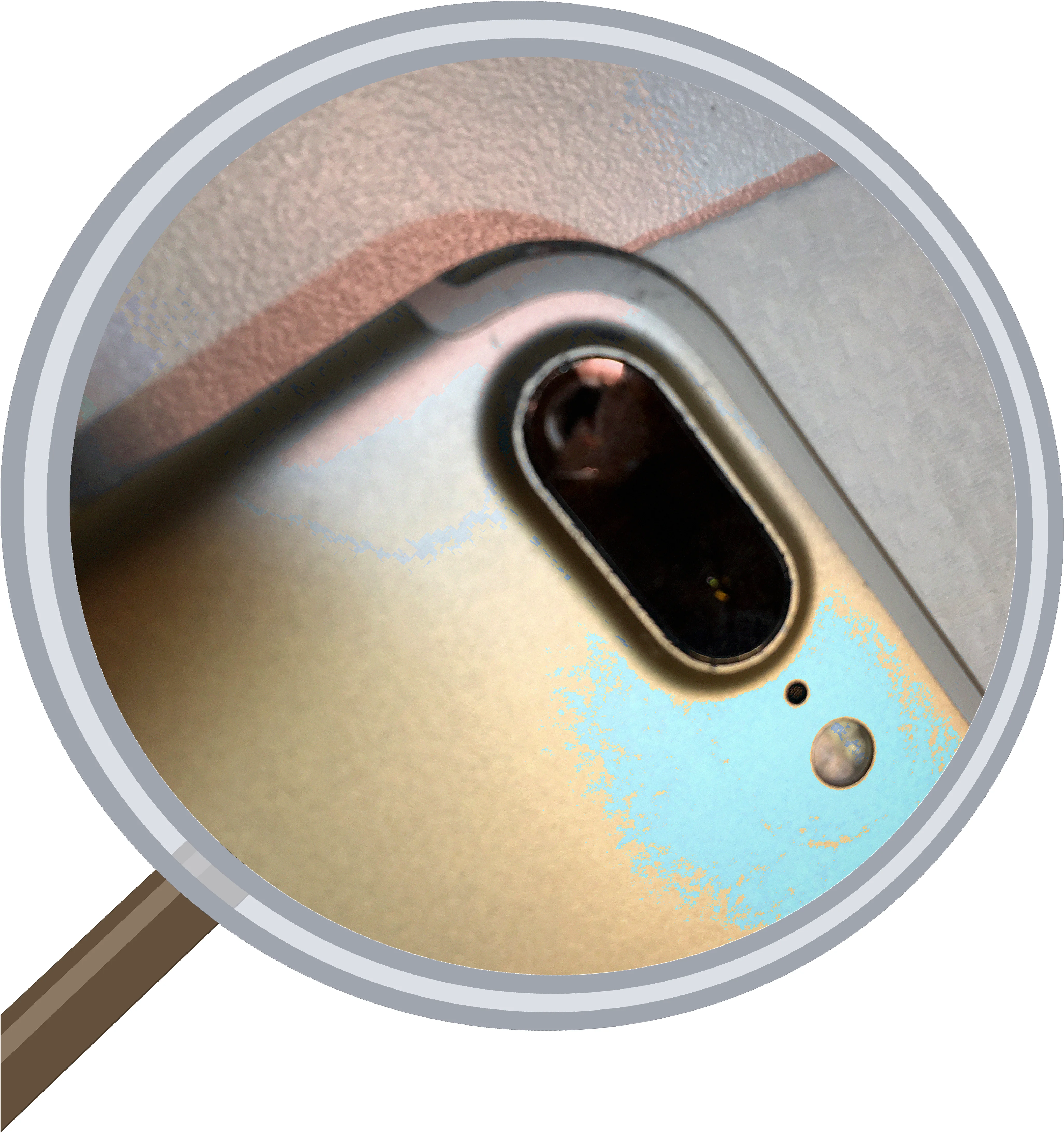 iPhone7 Plusの画面全体がバキバキに割れても30分ほどで直りました — 修理の様子