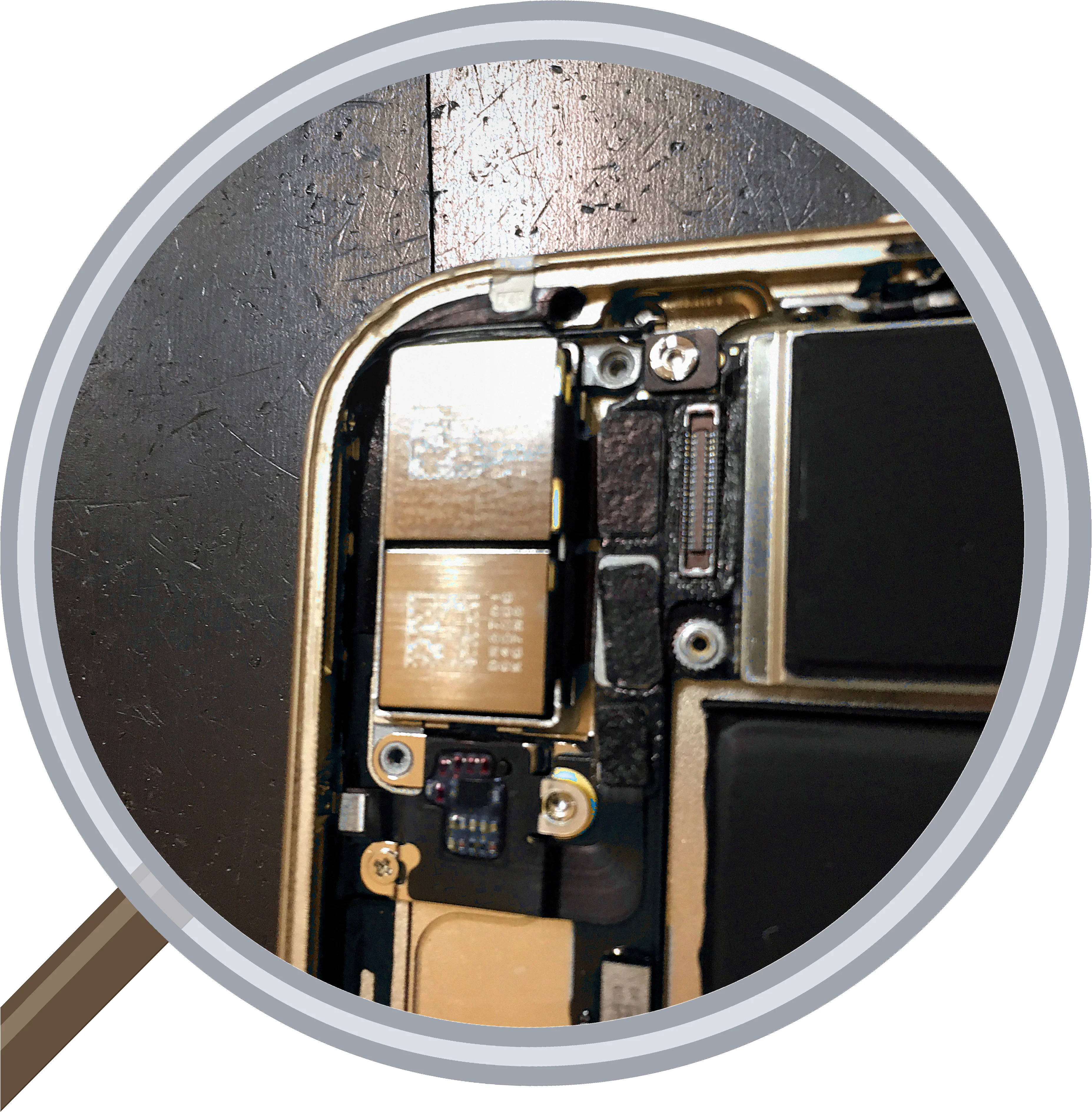 iPhone 7 Plus screen-crack 修理事例