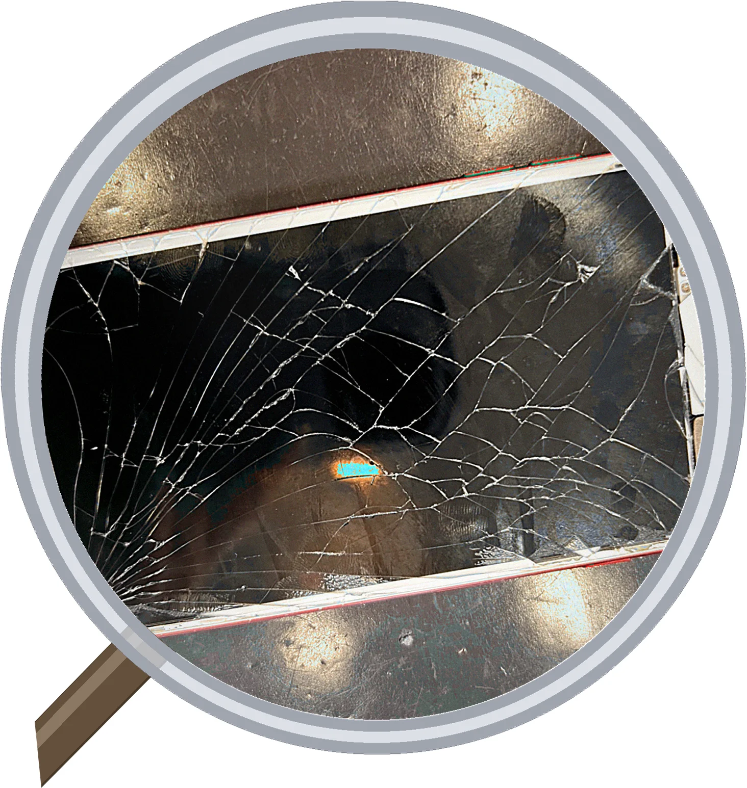iPhone 7 Plus screen-crack 修理事例