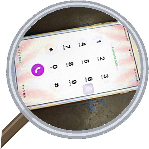 iPhone 7 screen-crack 修理事例