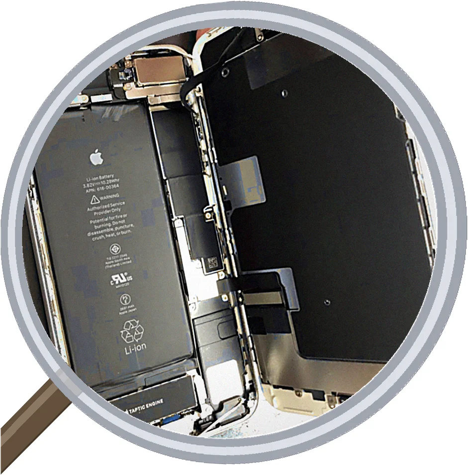 iPhone 8 Plus バッテリー交換|大阪・松屋町スマエキ — 修理の様子