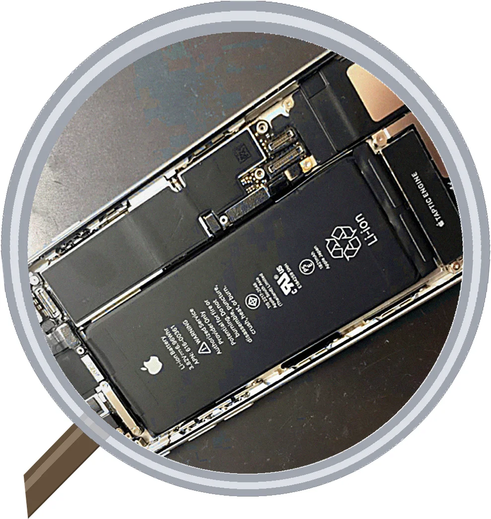 iPhone 8 battery 修理事例