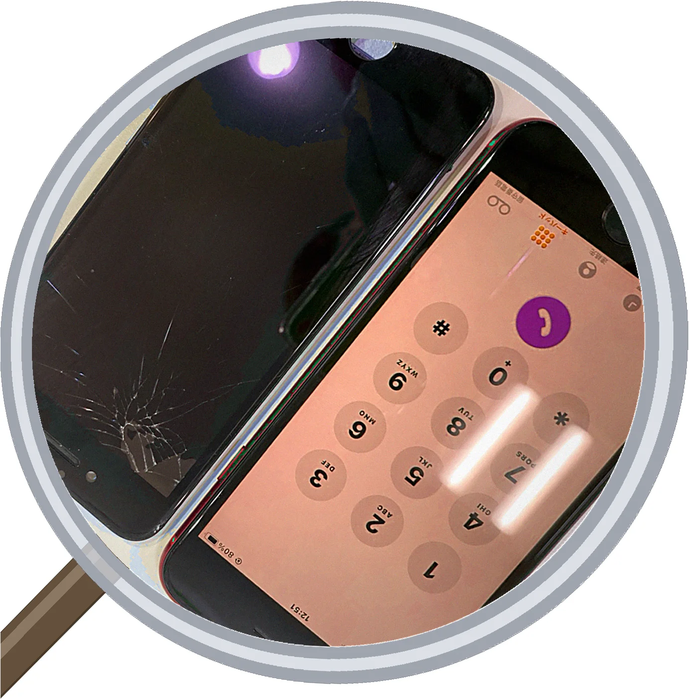 iPhone 8 ホームボタン交換修理事例|大阪・松屋町スマエキ