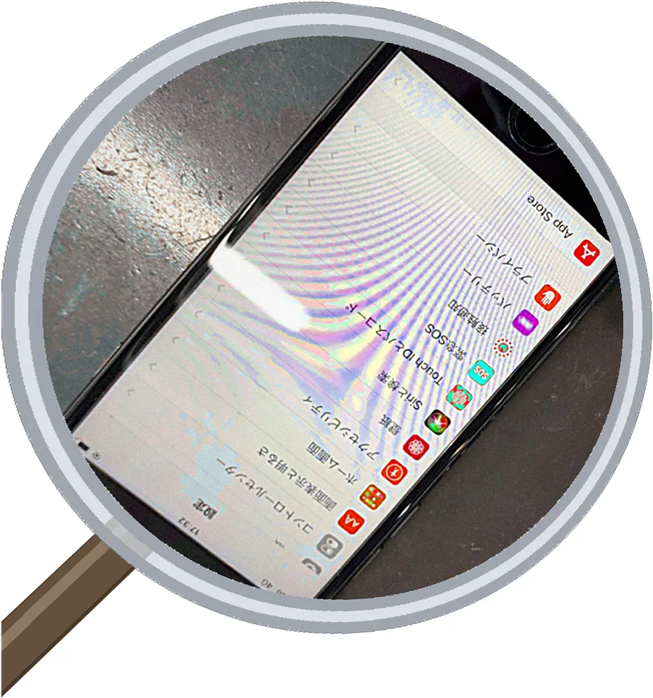 iPhone 8 screen-crack 修理事例