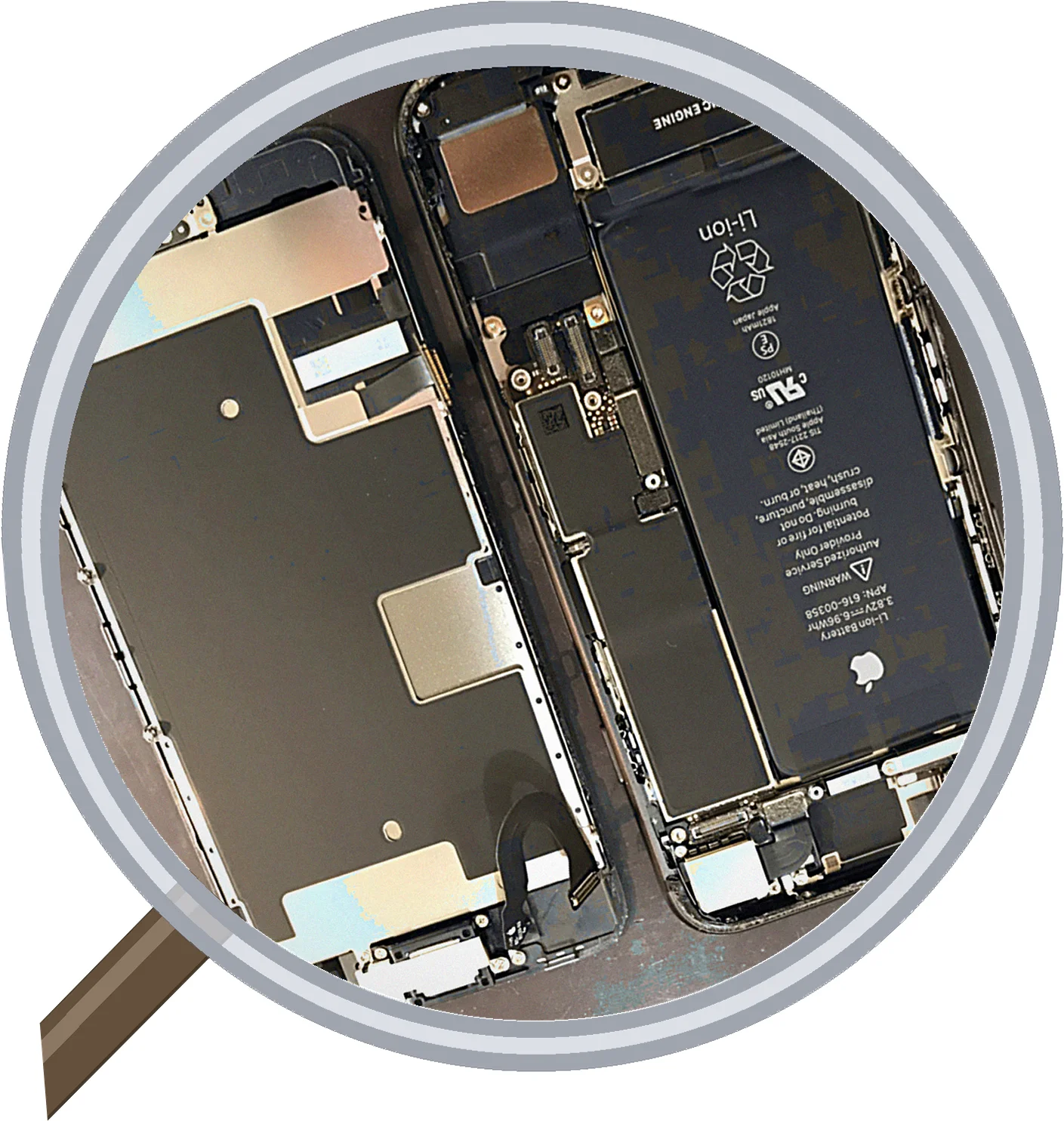 iPhone 8 画面割れ 交換修理