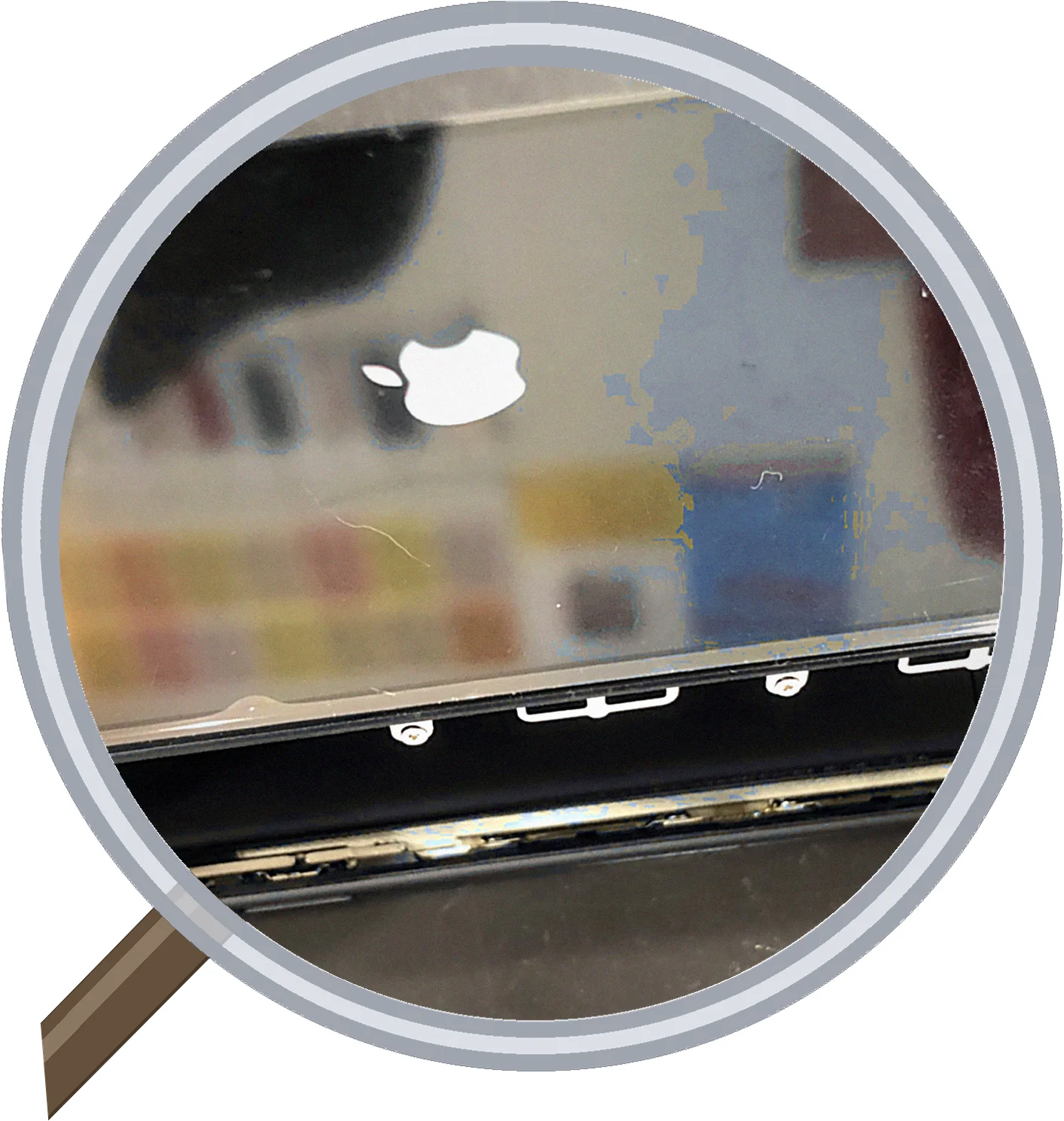 iPhone 8 screen-crack 修理事例