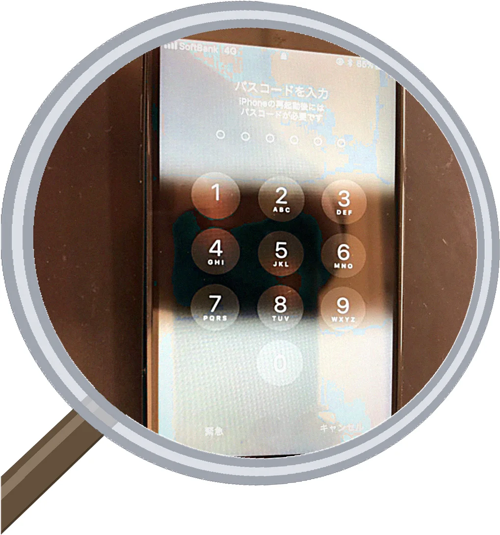iPhone 8 screen-crack 修理事例