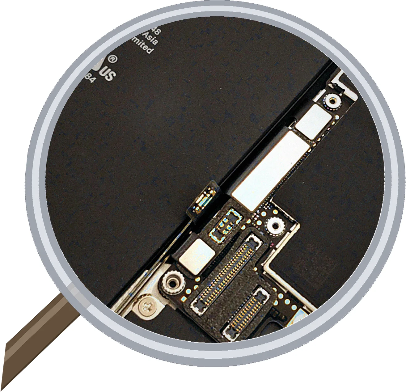 iPhone 8 screen-crack 修理事例