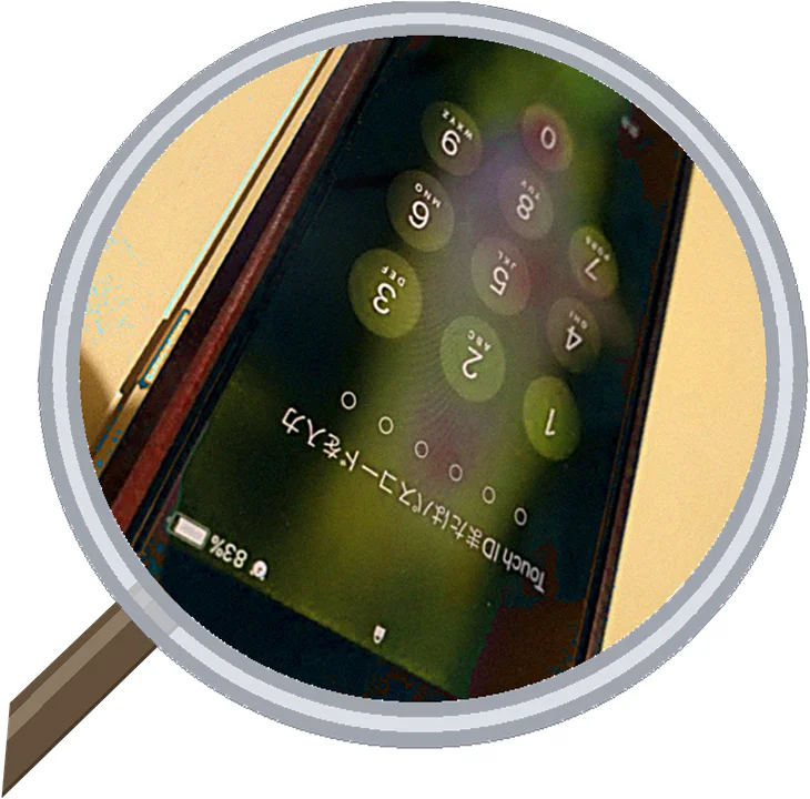 iPhone 8 画面修理 — 修理の様子