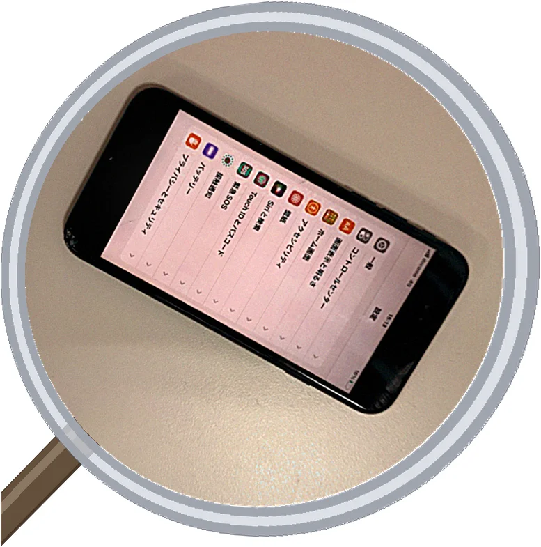 大阪堺市石津川地区のお客様 iPhone SE バッテリー交換修理 — 修理の様子