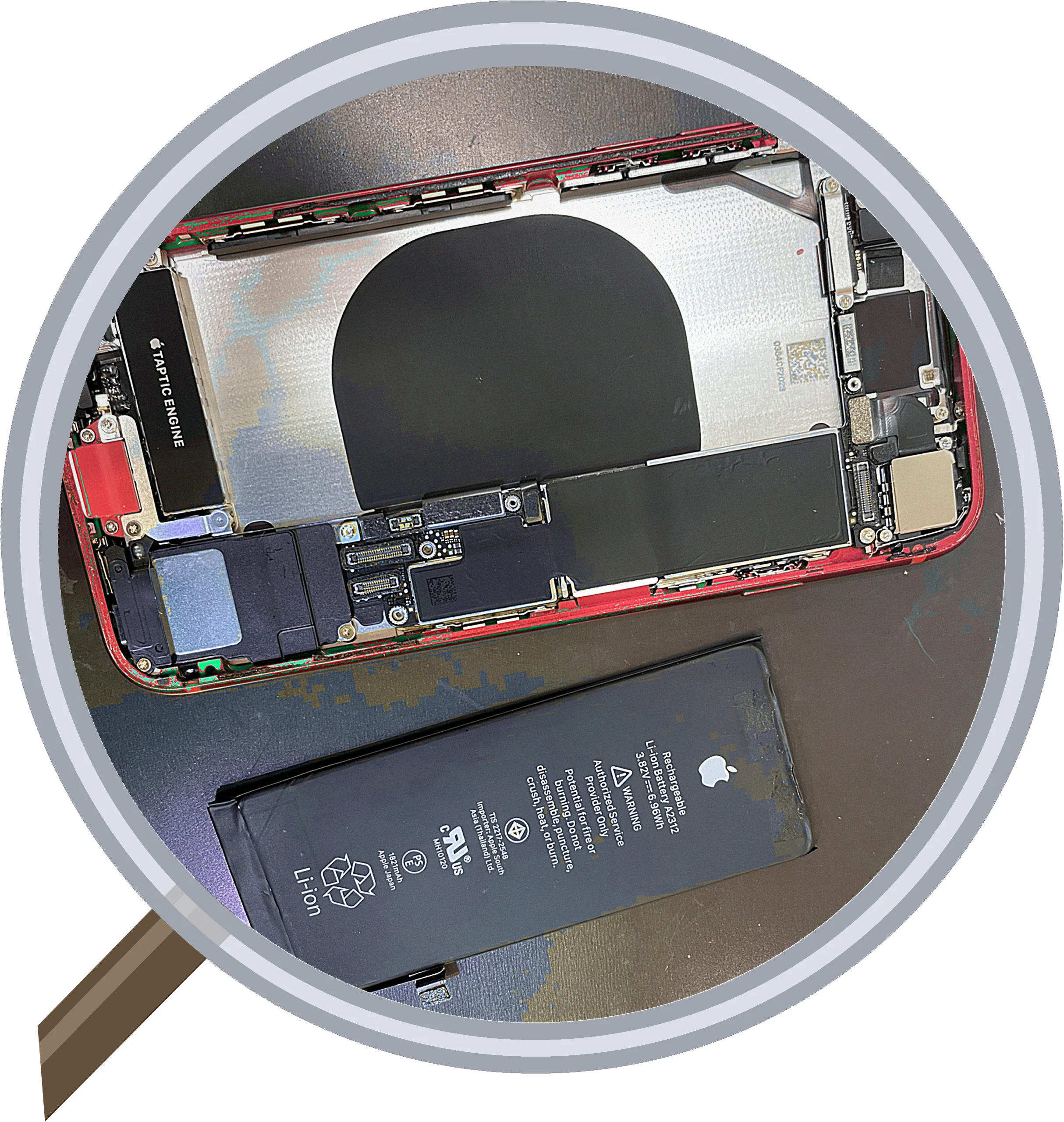 その充電方法、もしかしてバッテリーを傷めているかもしれません。正しい充電の仕方って何ですか？ — 修理の様子