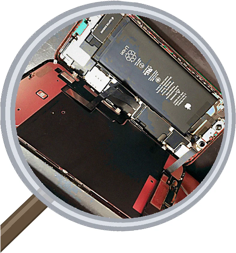 iPhone XR battery 修理事例