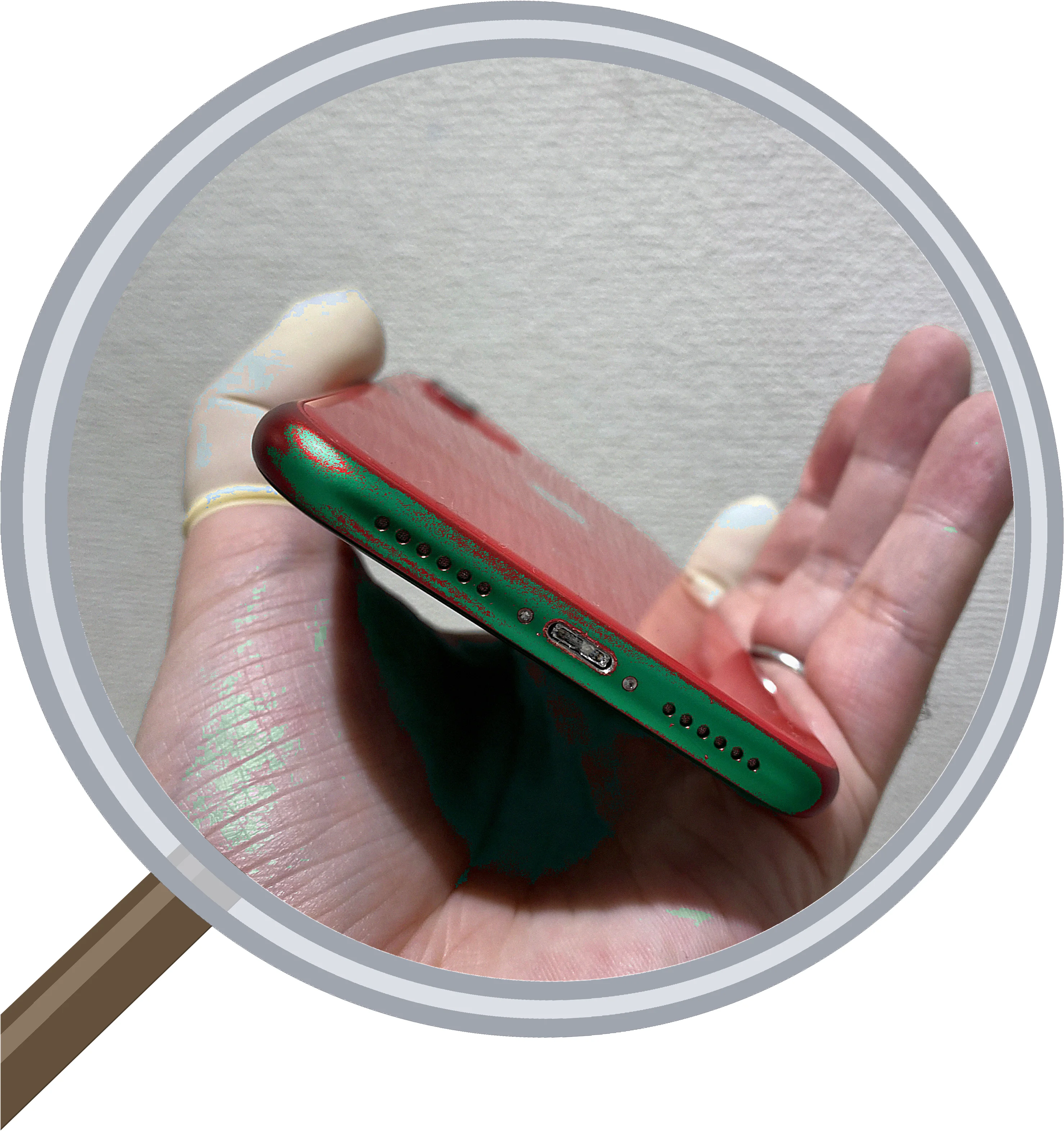 iPhone XRの充電ができないのはコネクタ問題で解決できた話 — 修理の様子