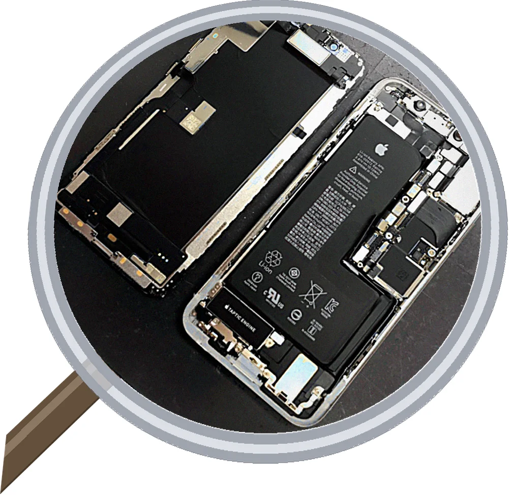 【バッテリー寿命の危機？】iPhone XSを長く使い続けるためのバッテリー劣化対策 — 修理の様子