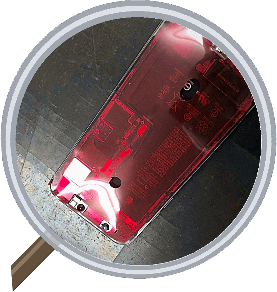 iPhone XS battery 修理事例