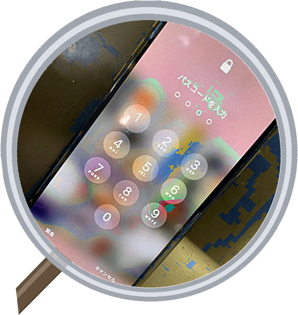 iPhone XS screen-crack 修理事例