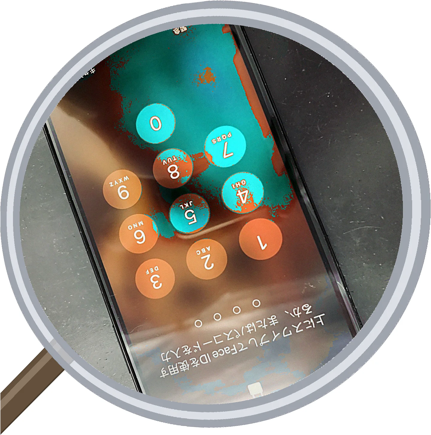 iPhone X screen-crack 修理事例