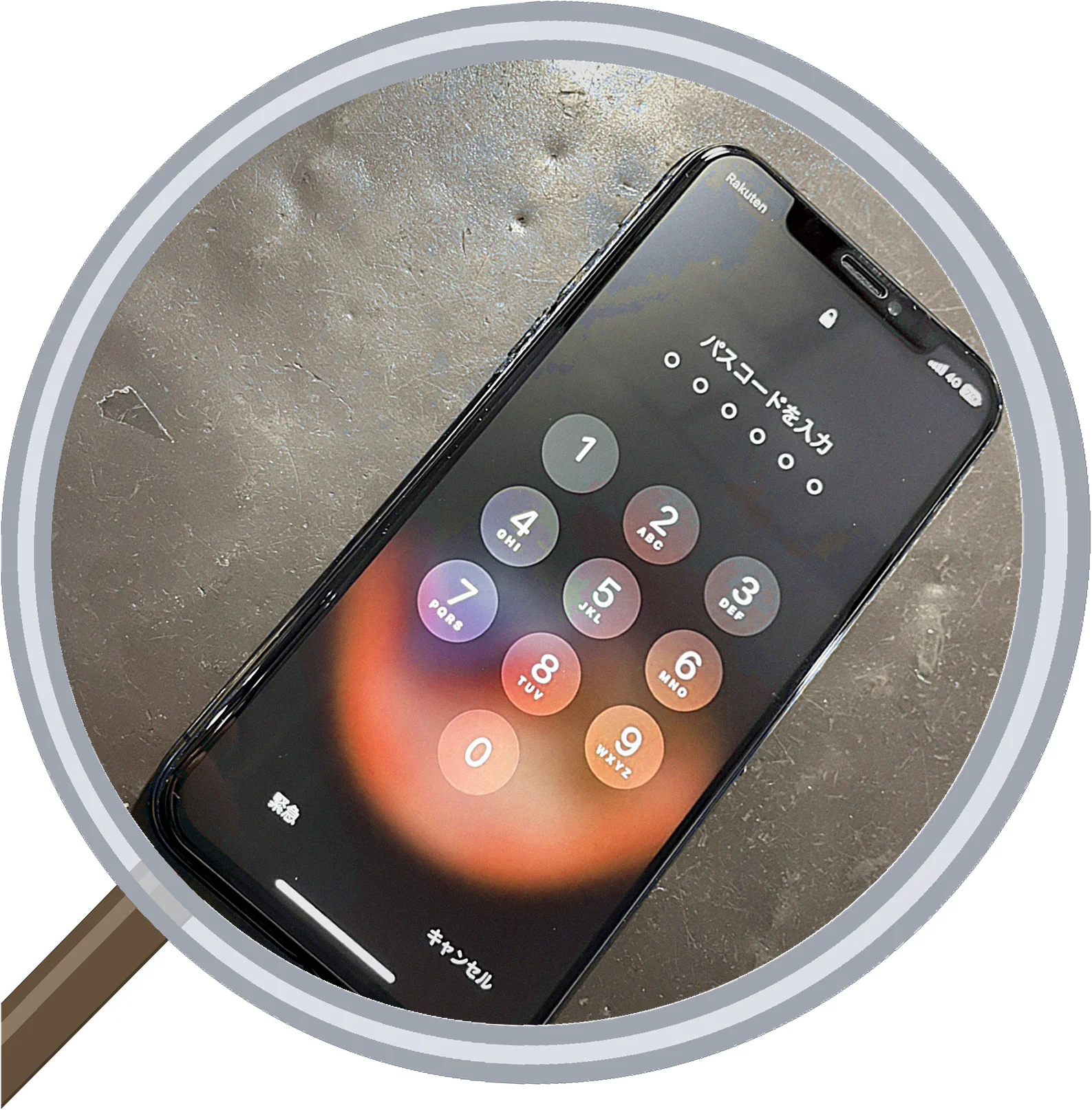 iPhone Xのバッテリー膨張と画面修理｜作業時間40分 — 修理の様子