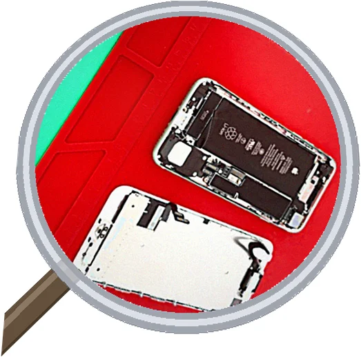 iPhone 7 Plus バッテリー交換 — 修理の様子