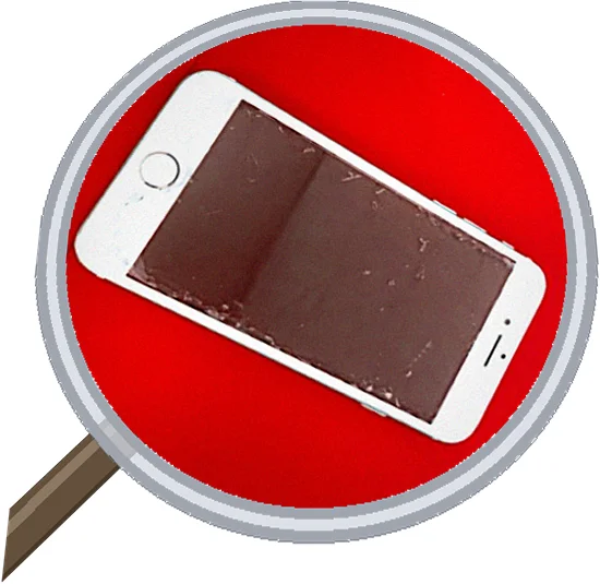 iPhone 8 screen-crack 修理事例