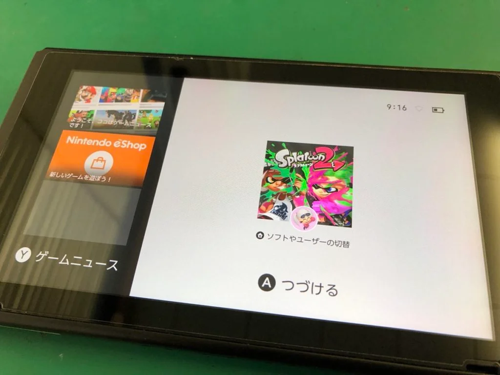 Nintendo Switch 無線 WiFi修理 — 修理の様子