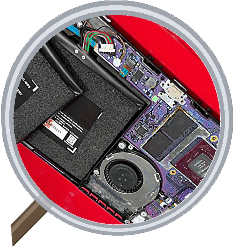 Nintendo Switchが曲がってしまう？熱対策は本当に必須です — 修理の様子