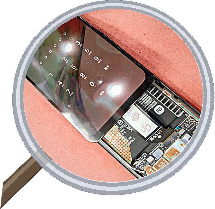 Xiaomi Redmi Note 10T 画面交換修理 -滋賀- — 修理の様子