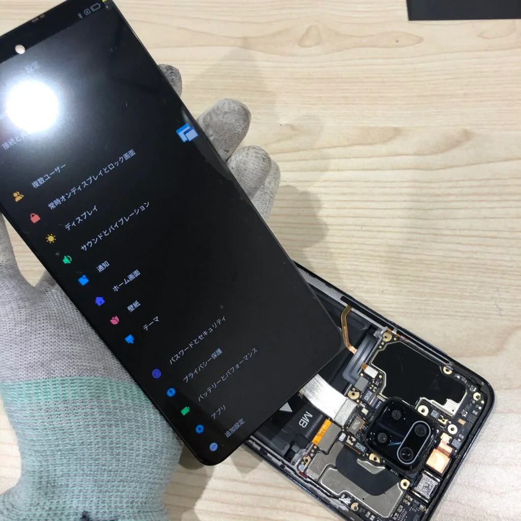 Xiaomi Redmi Note 10 Pro 水没修理 — 修理の様子