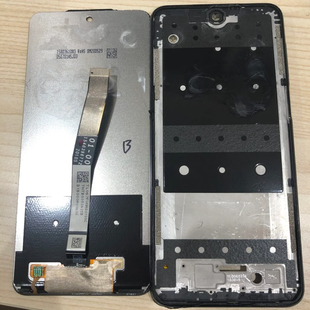 Xiaomi Redmi Note 10 JE 水没修理 — 修理の様子