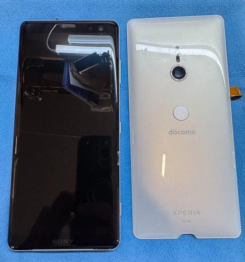 Xperia 5 V 起動不良修理 — 修理の様子