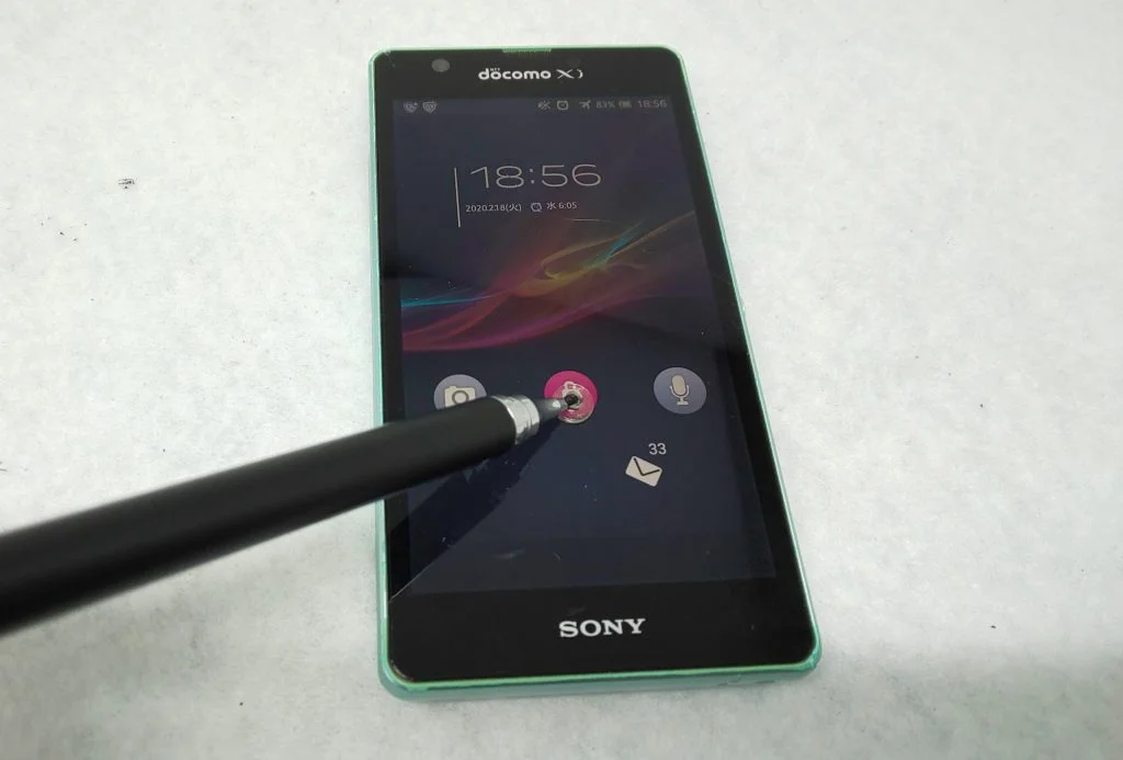 Xperia 1 IV タッチパネル修理 — 修理の様子