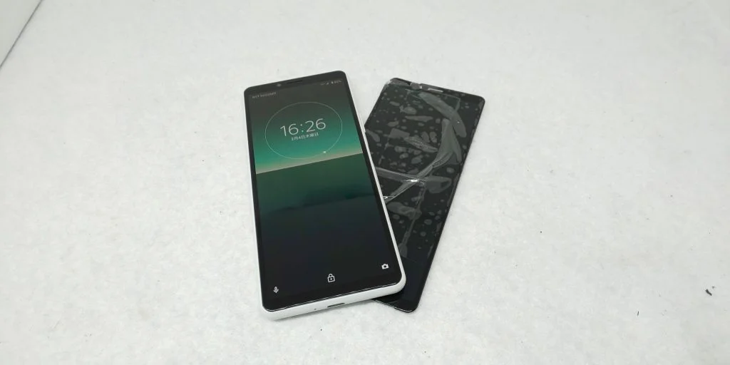 Xperia Tablet Z 液晶修理 — 修理の様子