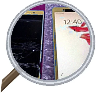 XPERIA X Compact 画面割れ・液晶のシミ修理（フロントパネル交換） — 修理の様子