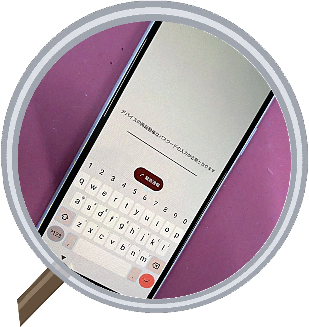 Xperia10Ⅱ 画面割れ・液晶破損の修理実例 — 修理の様子