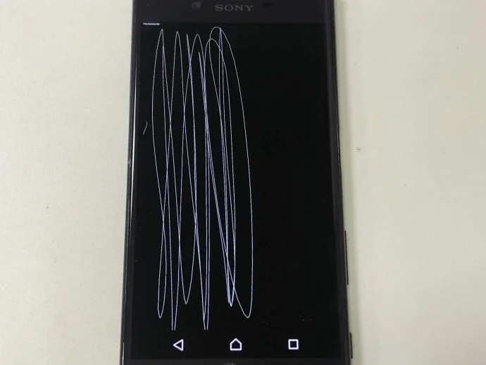 Xperia 10 II タッチパネル修理 — 修理の様子